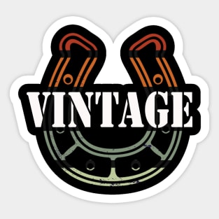 Vintage Style T-Shirt, Retro Style, gift Sticker